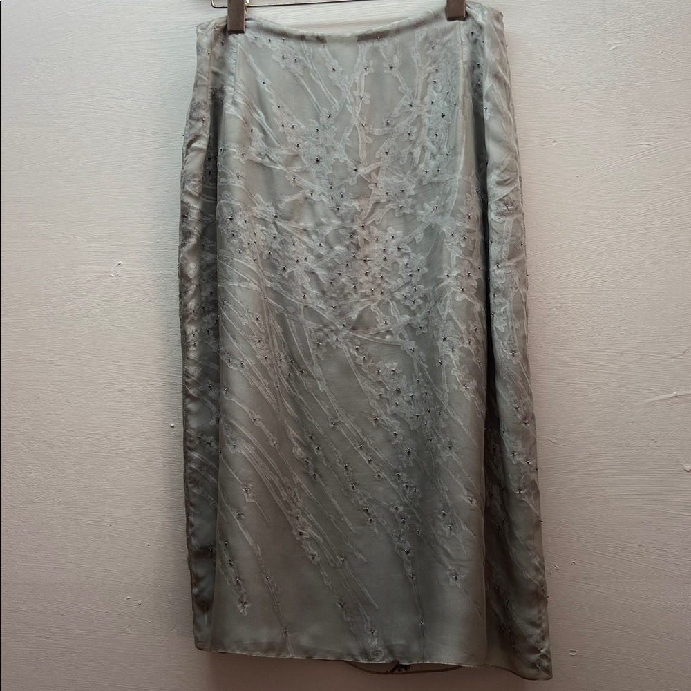 Anne Klein Soft Gray Skirt
